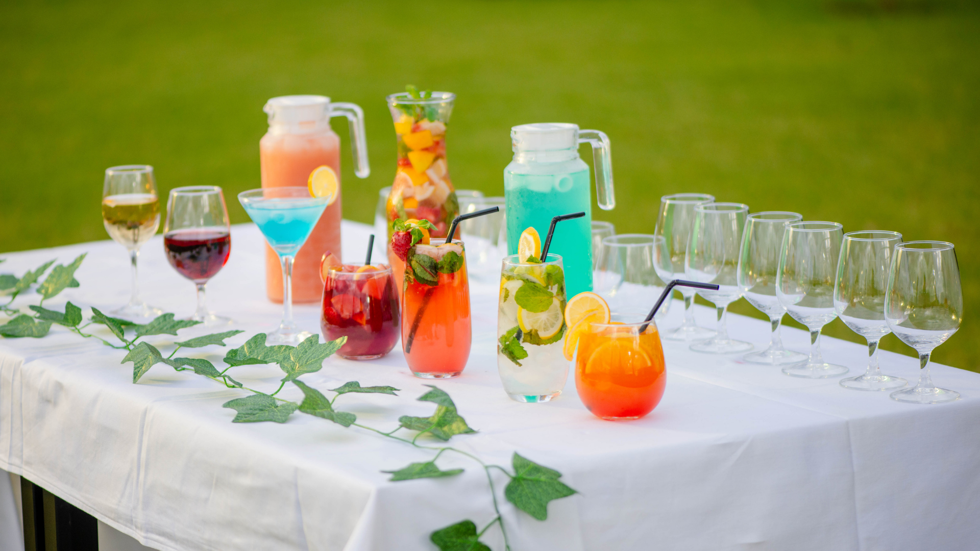 Aviavy drinks and refreshments